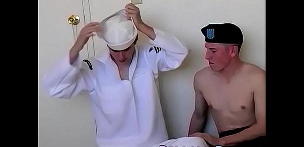  Big dicked military dude fucks tight navy cadet hard